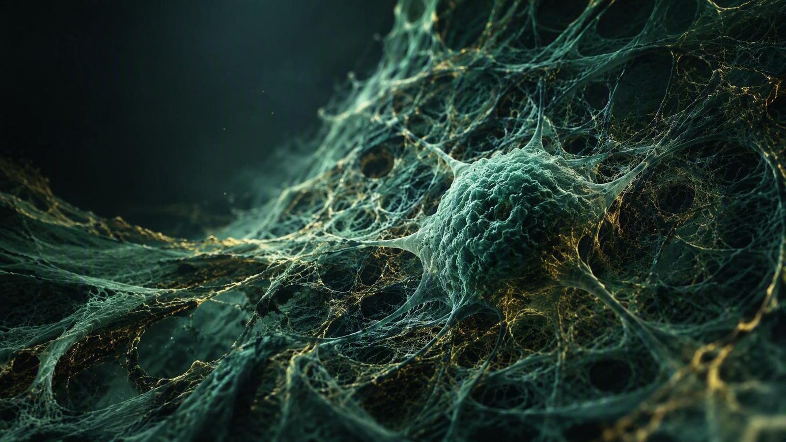 Rendered tumour extracellular matrix